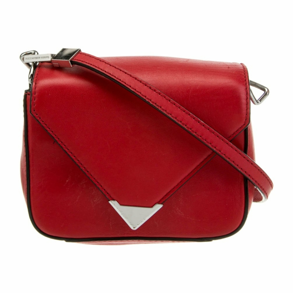 Alexander Wang Red Leather Crossbody Bag